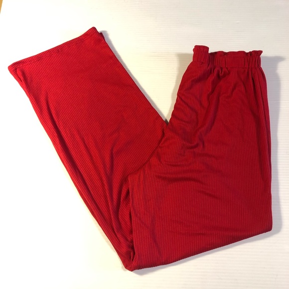 NWT Francesca’s Kamila Ruffle Waist Lounge Pants S - Picture 5 of 8